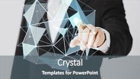  Presentation with virtual technology - PPT theme enhanced with project design matrix - technology virtual reality science business background and a gray colored foreground