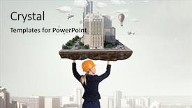  Presentation with project - Presentation featuring project is within her grasp background and a light gray colored foreground