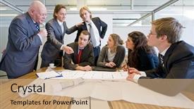  Presentation with project manager - Slide set featuring beer bottles isolated on white background and a red colored foreground