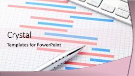  Presentation with timeline - Beautiful slide deck featuring project management with gantt chart backdrop and a lemonade colored foreground