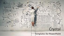  Presentation with business plan - Cool new slides with project plan - effective business planning backdrop and a light gray colored foreground