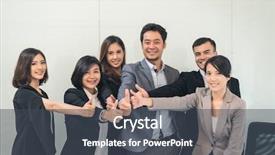  Presentation with give - Beautiful PPT layouts featuring project planner - cheerful business people give you backdrop and a  colored foreground