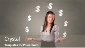  Presentation with climb 3 person - Beautiful PPT layouts featuring project riski - young happy person juggle backdrop and a  colored foreground