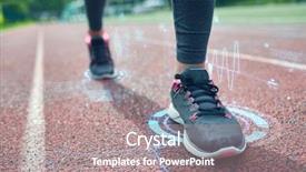  Presentation with elderly people exercise patient training - Amazing presentation design having project tracking - fitness sport training people backdrop and a gray colored foreground