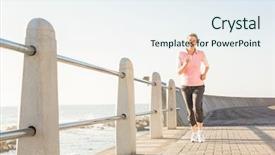  Presentation with sporty - Amazing slide set having  backdrop and a  colored foreground