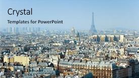  Presentation with notre dame de paris france - PPT layouts having prominence - eiffel tower nickname la dame background and a  colored foreground
