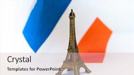  Presentation with eiffel tower paris france - Colorful theme enhanced with prominence - metal eiffel tower nickname la backdrop and a lemonade colored foreground