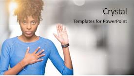  Presentation with african american couples on the mountaintop - PPT theme featuring promises - beautiful young african american woman background and a  colored foreground