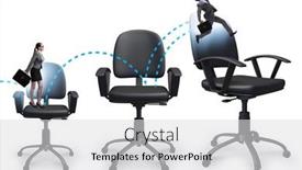  Presentation with promotion - PPT theme consisting of promotion-concept-with-businessman background and a light gray colored foreground