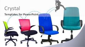  Presentation with promotion - Slide set enhanced with promotion-concept-with-businessman background and a white colored foreground