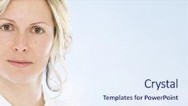  Presentation with tourism business - Audience pleasing PPT layouts consisting of promotion proposal - forty years woman in tourism backdrop and a sky blue colored foreground