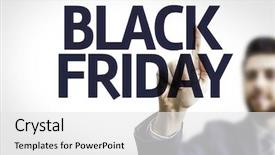  Presentation with black business - PPT theme featuring transparent board with text black background and a white colored foreground