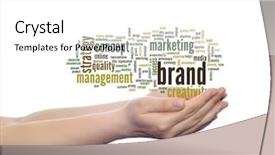  Presentation with business value - Cool new slides with promotional products - concept or conceptual abstract word backdrop and a  colored foreground