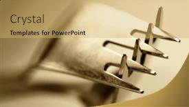  Presentation with kitchen - Presentation theme enhanced with prongs-of-a-fork-stylish background and a yellow colored foreground