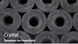  Presentation with bitumen - Amazing presentation design having proof - rolls of new black roof backdrop and a dark gray colored foreground