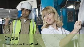  Presentation with colleague farewell goodby - Theme having proof reading - woman checking newspaper with colleague background and a  colored foreground