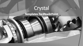  Presentation with automotive - Cool new PPT layouts with propeller - automotive axial differential cut section backdrop and a gray colored foreground