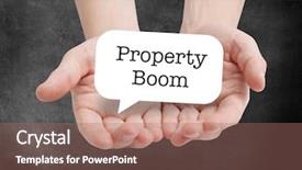  Presentation with property - Presentation with property boom written background and a  colored foreground