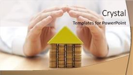  Presentation with property insurance - Audience pleasing slide deck consisting of property insurance concept backdrop and a lemonade colored foreground