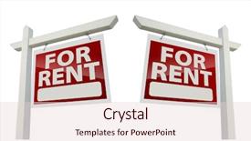  Presentation with real estate - Presentation theme with fresh peanut butter in jar on wooden background background and a coral colored foreground