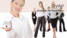  Presentation with real estate development - Theme enhanced with property management - real estate agents isolated background and a lemonade colored foreground