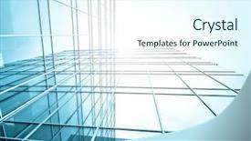  Presentation with property management - Amazing presentation design having property management - underside view to steel glass backdrop and a cool aqua colored foreground