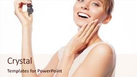  Presentation with real estate - Presentation design with property management leasing - business real estate and office background and a  colored foreground