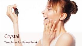  Presentation with real estate - Cool new presentation design with property management leasing - business real estate and office backdrop and a  colored foreground