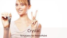  Presentation with real estate - Slide deck enhanced with property management leasing - business real estate and office background and a  colored foreground