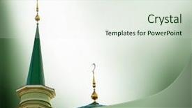  Presentation with ramadan - PPT theme enhanced with prophet - ramadan kareem background with mosque background and a sky blue colored foreground