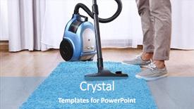  Presentation with room cleaning - Presentation theme with taj lake palace on lake pichola in udaipur rajasthan india background and a white colored foreground.