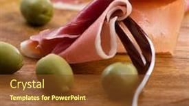  Presentation with traditional food romanian - Amazing presentation theme having prosciutto-crudo-with-grissini-slices backdrop and a tawny brown colored foreground