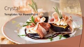  Presentation with cheese - Beautiful presentation featuring prosciutto-wrapped-figs-with-goat backdrop and a lemonade colored foreground