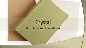  Presentation with pile - Beautiful slide set featuring prosesor - pile of books isolated backdrop and a mint green colored foreground