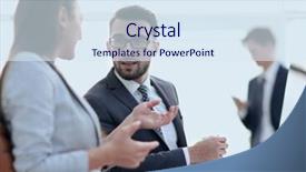  Presentation with employees - Colorful PPT layouts enhanced with prospects - prospective employees are talking backdrop and a  colored foreground