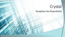  Presentation with high rise building - Beautiful slide set featuring prospects buidling - panoramic and perspective wide angle backdrop and a white colored foreground