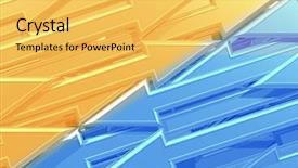  Presentation with arrows - Cool new presentation with prospectus - 3d arrows background backdrop and a yellow colored foreground