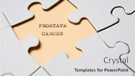  Presentation with cancer prostate - Slide set enhanced with prostate-cancer-text background and a light gray colored foreground