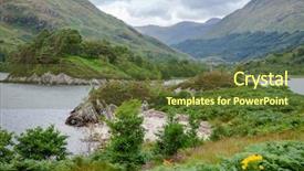  Presentation with scenic - Slide deck having protected areas - loch shiel shore a national background and a tawny brown colored foreground