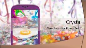  Presentation with carnival - Amazing slides having protection - female smartphone and condom backdrop and a lemonade colored foreground