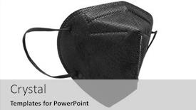  Presentation with pollution - Slides enhanced with protective-face-mask-anti-pollution background and a light gray colored foreground