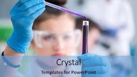  Presentation with making medicine - Colorful PPT layouts enhanced with protective glasses making chemistry backdrop and a light blue colored foreground