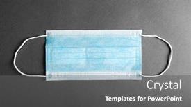  Presentation with covid coronavirus - Slide deck with protective-mask-from-coronavirus-covid background and a gray colored foreground