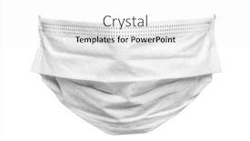  Presentation with covid - PPT theme consisting of protective-mask-from-coronavirus-covid background and a white colored foreground