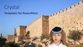  Presentation with powerful - Presentation theme enhanced with protective-powerful-walls and a light blue colored foreground