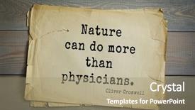  Presentation with military leader - PPT theme featuring protector nature can do more background and a coral colored foreground