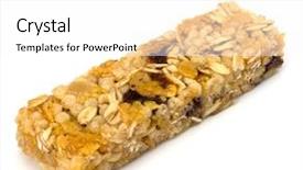  Presentation with brown sugar isolated on white - Slides with fruits bar - healthy munchies isolated on white background and a white colored foreground