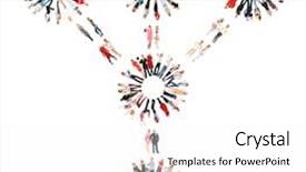  Presentation with achievement motivation - Amazing slide set having pharmacy logo - achievement idea many colleagues backdrop and a white colored foreground