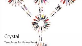  Presentation with business culture - Presentation design having business picture office culture background and a white colored foreground