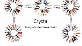  Presentation with stock market abstract business concept - PPT layouts enhanced with pharmacy logo - business picture workforce concept background and a white colored foreground